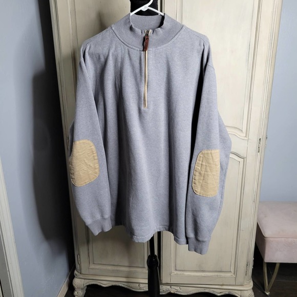 Woolrich Other - Woolrich Boysen 1/4 Zip Elbow Patch Pullover Men's Outdoor Sweater✨️sz L